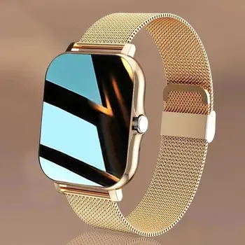 Смарт-часы SH001 для мужчин и женщин в подарок Спортивные Фитнес-часы с сенсорным экраном, звонки по Bluetooth, цифровые Умные часы, наручные часы