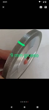Индивидуальный шлифовальный круг с наружным диаметром 9 дюймов, толщиной 9 мм, внутренним отверстием 3/4 дюйма
