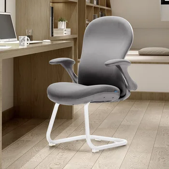 Современные минималистичные офисные стулья Офисная Мебель Для отдыха, Спинка, Подлокотник, Компьютерный стул, домашний удобный студенческий письменный стул