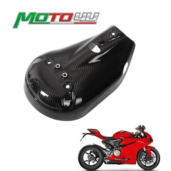 Для Ducati 959 1299 Streetfighter V2 100% Углеродное Волокно Выхлопная Крышка Защита Выхлопных Газов Протектор Модификации Мотоцикла Украшение