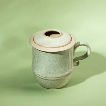Чашка для чая кунг-фу, керамическая для разделения чая и воды, Высококачественная персональная женская чашка для чаепития, чашка для воды из родникового бамбука