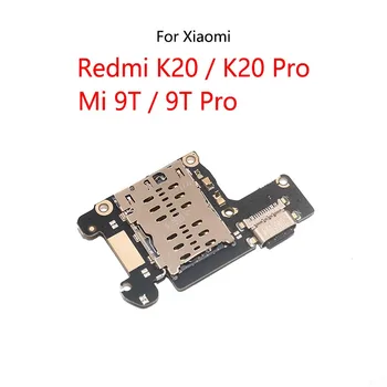 10 шт. для Xiaomi Redmi K20 Pro/Mi 9T Pro Разъем USB-док-станции для зарядки, разъем для подключения платы зарядки, слот для лотка для SIM-карты, гибкий кабель