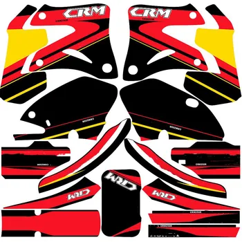CRM250RR 1995-1994 Графика Мотоциклетной команды 3M НАКЛЕЙКИ наклейки Фоны наборы для Honda CRM250R CRM250 1994 1995 250R CRM