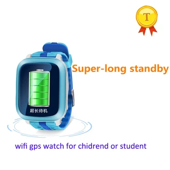 дети с длительным режимом ожидания детские Смарт-Часы-Телефон Дети Отслеживают CE Rosh GPS-Часы с Wifi SOS-Вызовом Местоположение детские GPS-умные часы