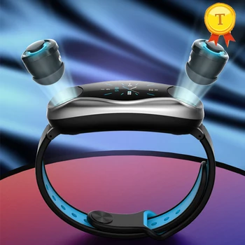цветные смарт-часы с сенсорным экраном для измерения артериального давления Smartband для фитнеса Traker Bluetooth Sport IP67 Водонепроницаемые наушники Bluetooth 5.0