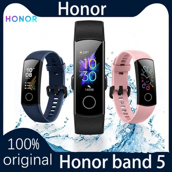 Оригинальный смарт-браслет Honor Band 5 Edition, AMOLED-экран, мониторинг сна, 50-метровый водонепроницаемый браслет Honor band 5