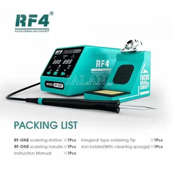 RF4 RF-ONE Интеллектуальная антистатическая сварочная станция для ремонта материнской платы телефона, печатной платы IC SMD BGA, с железными наконечниками с ручкой T12