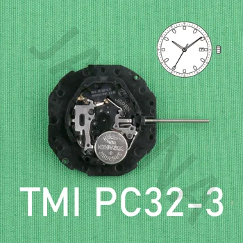 Механизм PC32 Кварцевый механизм TMI PC32A-3 японский механизм Стандартный механизм с дисплеем даты 3 руки с датой