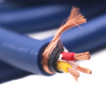 XSSH HIFI OFC Shield OCC Медный кабель питания Конец кабеля питания hifi Кабель питания переменного тока