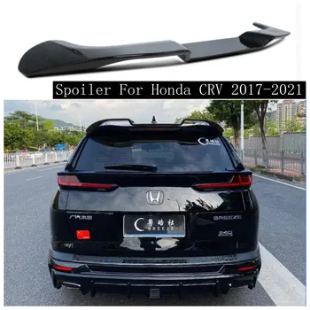 Для Honda CRV 2017 2018 2019 2020 2021 2022 Высокое Качество ABS Черный и Углеродного Волокна Зерна Задний Багажник Спойлер на Крыше