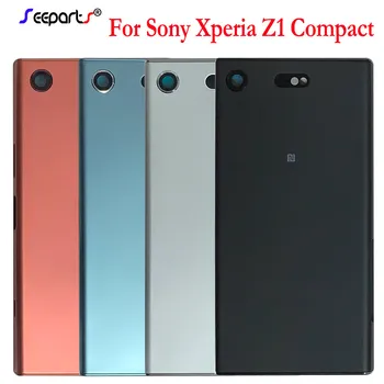 Протестировано Для Sony Xperia XZ1 Compact Крышка Батарейного отсека Задняя Крышка корпуса 4,6 