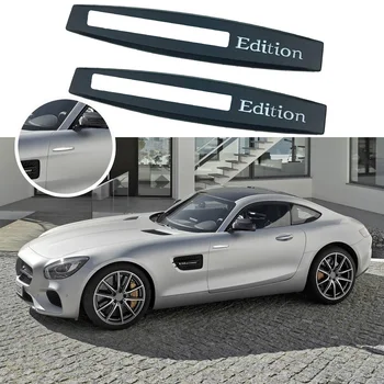 Боковая Наклейка Автомобиля Буквенный Значок Эмблема Наклейка Для AMG Edition Mercedes W205 W212 W177 X156 X164 X166 X204 C63 E63 S63 AMG Edition