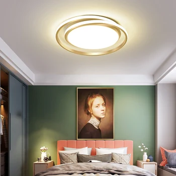 Светодиодный энергосберегающий потолочный светильник с высоким коэффициентом пропускания потолочные светильники для спальни, кабинета на крыльце