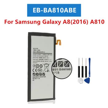 EB-BA810ABE 3300 мАч Оригинальный аккумулятор для Samsung Galaxy A8 (2016) SM-A8100 SM-A810F SM-A810YZ SM-A810S/DS Аккумуляторы + инструменты