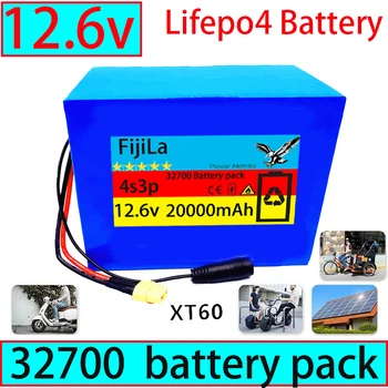 Заряжайте свою поездку с помощью аккумуляторной батареи 32700 Lifepo4, 12,6 В 20 Ач, предназначенной для электромобилей со сбалансированной системой защиты BMS