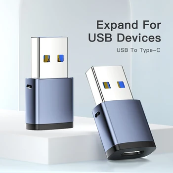 GTWIN USB 3.0 Type-C OTG Адаптер Type C USB C Мужской К USB Женский Конвертер Для Macbook Xiaomi Samsung S20 USBC OTG Разъем