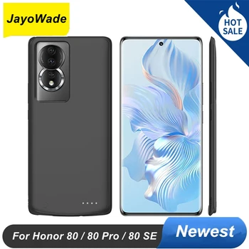 JayoWade 6800mAh Аккумулятор Для Honor 80 Battery Case 80 Pro Чехол Для Телефона Huawei Honor 80 SE Чехол Для Зарядного Устройства Power Bank