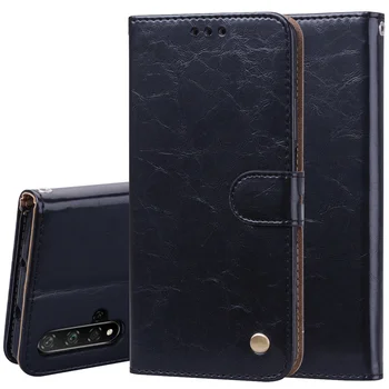 Роскошный кожаный бумажник-флип-чехол для Huawei Honor 20 Case, держатель для карт, магнитная обложка-книжка для On Honor 20 Pro, чехол для телефона Coque