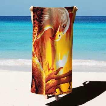 Пляжное полотенце с принтом MUTAO из микрофибры для волос, альпинизм, йога, пляжное плавание, бег, впитывающее мягкое полотенце