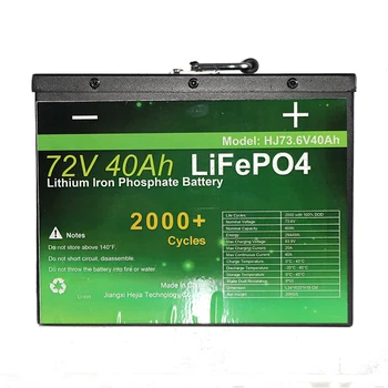 72V 40ah литий-ионный аккумулятор LiFePO4 для хранения морской энергии, перезаряжаемый мотоцикл, тележка для гольфа, ИБП, Солнечная автомобильная батарея