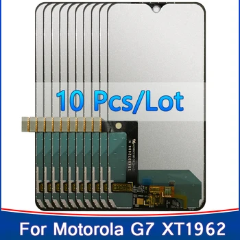 10 Шт./лот Оригинальный ЖК-дисплей Для Motorola Moto G7 XT1962 Moto G7 Plus XT1965 Дигитайзер С Сенсорным Экраном в сборе 100% Тест