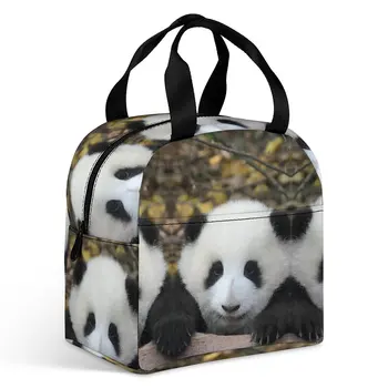 Panda42изолированная сумка для ланча, прочный Многоразовый ланч-бокс, ланч-боксы для мужчин и женщин, для путешествий, пикника