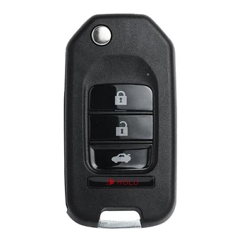 Для Xhorse XKHO01EN Универсальный Дистанционный Ключ Автомобильный Брелок Флип 3 + 1 Кнопка Для Honda Type Для VVDI Key Tool