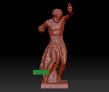 3D модель формата stl, 3D твердотельная модель вращающейся скульптуры для станка с ЧПУ 