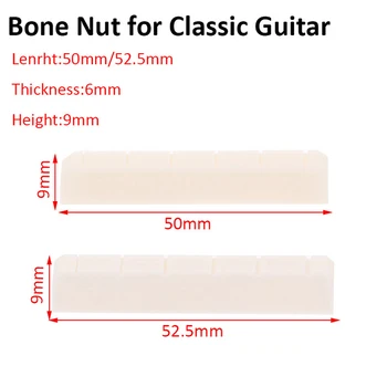 1 шт. Гитарная Гайка с прорезями для классической гитары 50 мм/52,5 мм * 6 мм * 9 мм Аксессуары для классической гитары