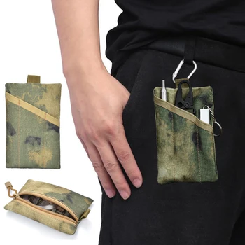 Портативная маленькая сумка для тактических инструментов EDC, поясной кошелек, сумка Molle, мужская поясная сумка, чехол для ключей, переносной кошелек для хранения на открытом воздухе, кемпинг