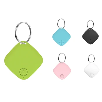 Интеллектуальный локатор устройства защиты от потери ключа мобильного телефона Bluetooth для домашних животных Зеленый