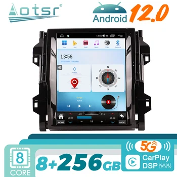 Android 12 Для Toyota Fortuner/HILUX Revo 2015-2020 Tesla Автомобильный Радиоприемник GPS Навигация Мультимедийный Видеоплеер Стерео Аудио Блок