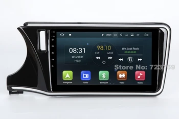 Android 8,0 Система 4G RAM Автомобильная GPS Навигационная Система DVD-Плеер Авторадио Автомобильный Мультимедийный Стерео для Honda City 2014 2015 2016 (LHD)