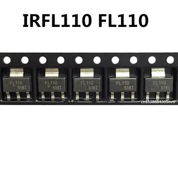 Оригинальный 10шт/IRFL110TRPBF IRFL110 FL110 SOT-223 1.5A/100V MOSFET