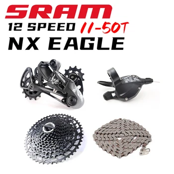 SRAM NX EAGLE 1x12 Скоростной Велосипед Bike Groupset Kit Триггер Переключения Заднего Переключателя Цепь SX PG1210 PG1230 Кассета 11-50T