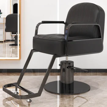 Модные подъемные вращающиеся парикмахерские кресла, кресло для парикмахерской, Кресло для домашней парикмахерской, Удобные кресла для парикмахерской со спинкой
