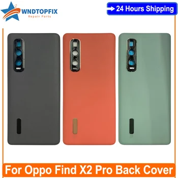 Новинка для Oppo Find X2 Pro Задняя крышка корпуса Задняя крышка для Find X2 Pro Запасные части крышки батарейного отсека с объективом