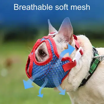 Прочная капповая защита для собак из дышащего полиэстера против укусов, намордник для собак против лая