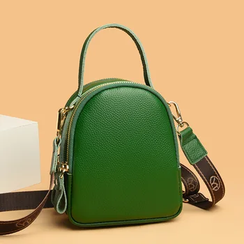 Корейские модные Дизайнерские кошельки и сумочки-мессенджеры, женская кожаная женская винтажная сумка-слинг, повседневная сумка через плечо для девочек