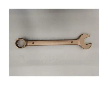 Неискрящий Алюминиевый Бронзовый Комбинированный гаечный ключ 11 мм с шестеренчатым кольцевым ключом Универсальные ручные инструменты