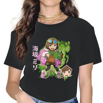Прекрасные женские рубашки Haiban Meili, японская анимация, папочки-приятели, Свободная винтажная женская одежда Harajuku, повседневные женственные блузки
