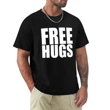 Футболка Free Hugs, новая версия футболки, быстросохнущие футболки, мужские футболки с графическим рисунком в стиле хип-хоп
