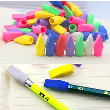 10 шт. колпачки для карандашей, наконечники для ластиков, наконечники для стрел разных цветов, топперы для карандашей, школьные принадлежности для учащихся