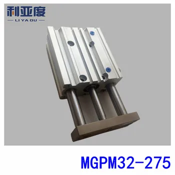 Тип SMC MGPM32-275 Тонкий цилиндр со штоком MGPM 32-275 Трехосный трехштоковый MGPM32*275 Пневматические компоненты MGPM32X275