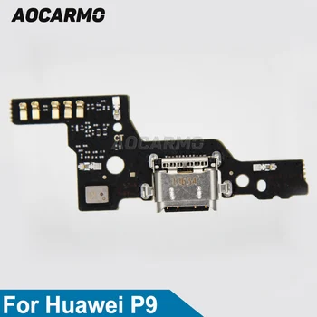 Aocarmo USB Зарядная Док-станция Порт Микрофонный Гибкий Кабель Запасные Части Для Huawei P9