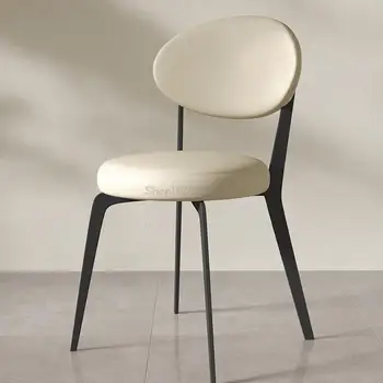 Скандинавские Обеденные стулья для гостиной, Дизайнерское Роскошное Эргономичное кресло для ресторана, Итальянская мебель Silla в постмодернистском стиле GXR45XP